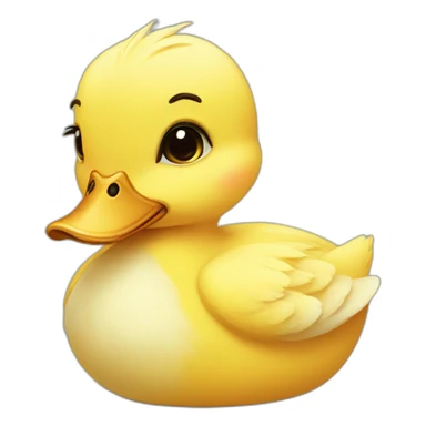 sad duckling sticker