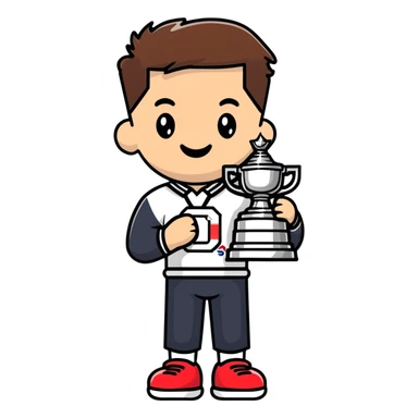 Preppy stanley sticker