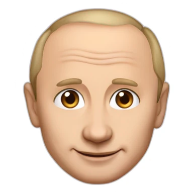 Vladymyr Putin Smiling Face With Heart-Shaped Eyes sticker