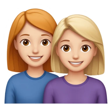 two friends meet each other and they re looking at each other sticker