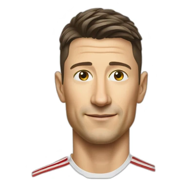 Lewandowski foot POLSKA sticker