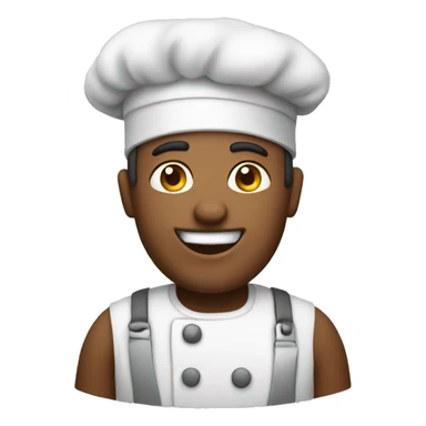 emoji baker sticker