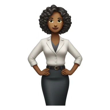 empowered woman sticker