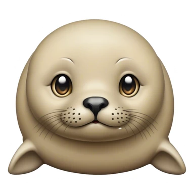 Cute but weird seal sticker