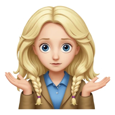 Luna Lovegood shrugging sticker