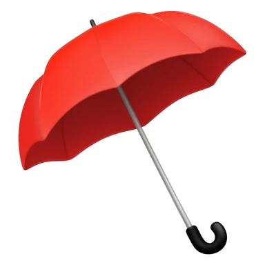 red umbrella sticker