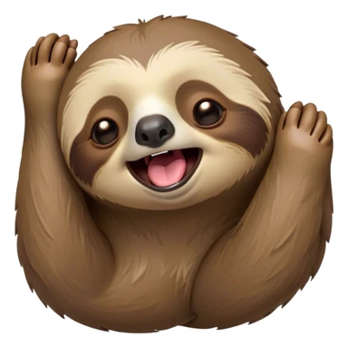 Cinematic Cute Yawning Sloth Portrait Emoji, Head tilted slightly with a dramatic, wide-open yawn, showcasing a languid, cuddly form with drowsy, half-closed eyes and an open, relaxed mouth, Simplified yet irresistibly adorable features, highly detailed, glowing with a soft, cozy glow, high shine, relaxed yet expressive, stylized with a dash of whimsical sluggish charm, soft glowing outline, capturing the essence of a drowsy yet affectionate sloth that appears ready to stretch out for a long nap! sticker