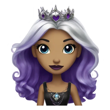 Raven queen from ever after high sticker
