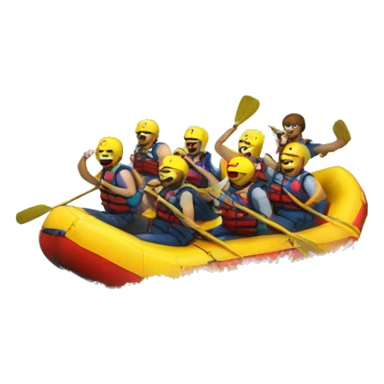 rafting sticker