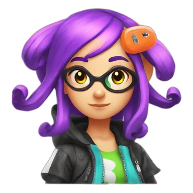 Splatoon-inkling-girl sticker