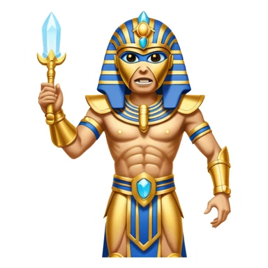 iron maiden powerslave egypt eddie elegante glamour sparkle dance sticker