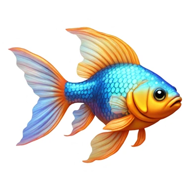 disco goldfish sticker