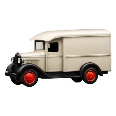1935 moving van truck sticker