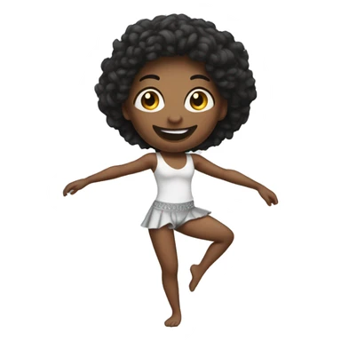 Dancer with lose pants sticker