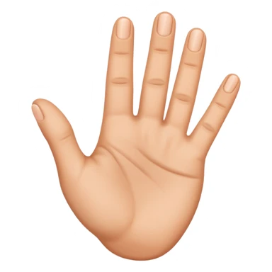 Yvl hand emoji three fingers sticker