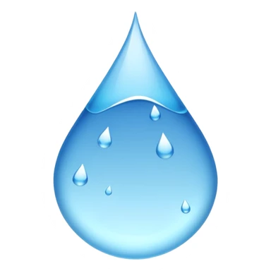 water falling on the ground sticker