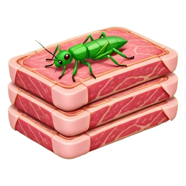 SPAM MEAT CRICKET sticker