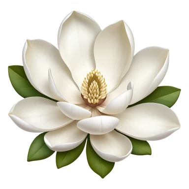 Magnolia flower sticker