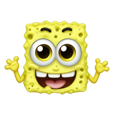 cute baby sponge bob sticker