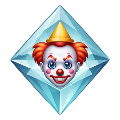 Un payasito encerrado en un rombo  sticker