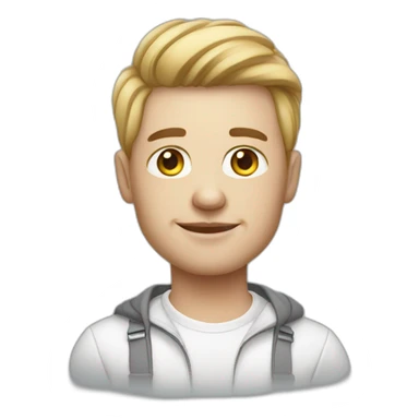 White skin Designer with ipad sticker