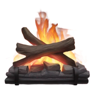 Winter Pink FirePlace sticker