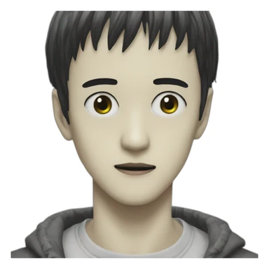 Junji ito sticker