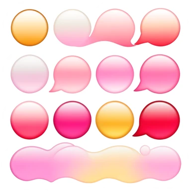 Divine ethereal Romantic pink-red-gold-yellow-white pastel lush gradients aesthetic sticker