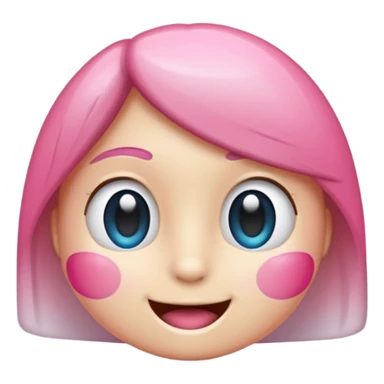 Coração  colorido branco e rosa degrade sticker