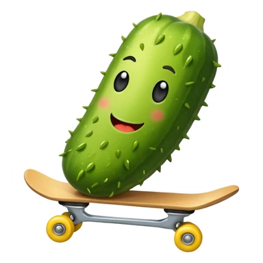 pickle skating sticker
