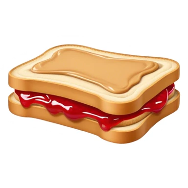Peanut butter and strawberry jelly uncrustable sticker