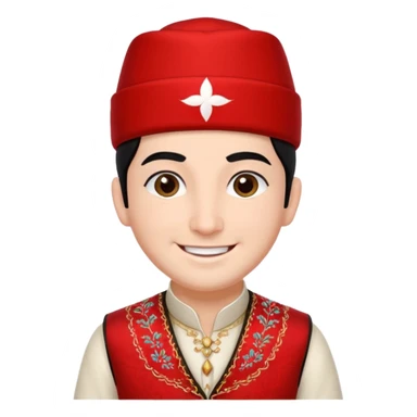 Gülen keloğlan sticker