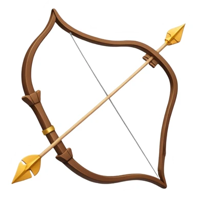 bow and arrow sticker