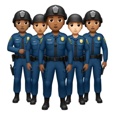 Grupo de fuerzas especiales de la policía sticker