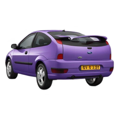 ford focus 1999 violet sticker