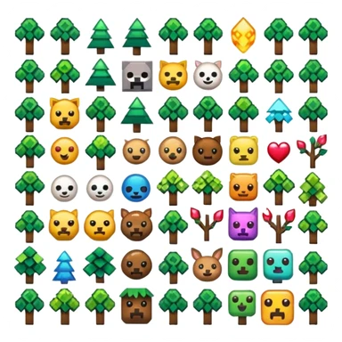 minecraft tematikos magic forest discord serveriuj emoji sticker