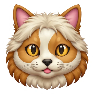 cat and dog one body sticker