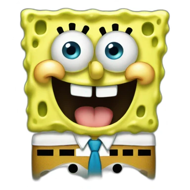 SpongeBob with Patric sticker