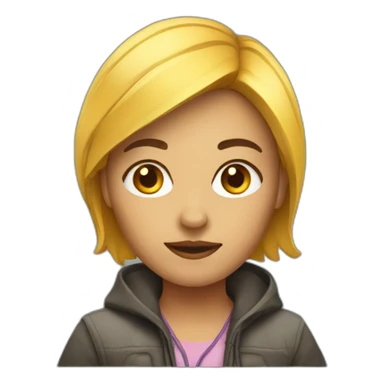 Developer woman sticker