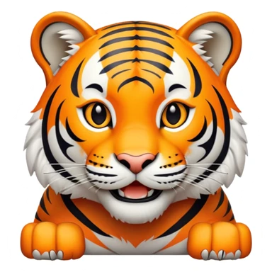 LSU tiger friendly pose sticker