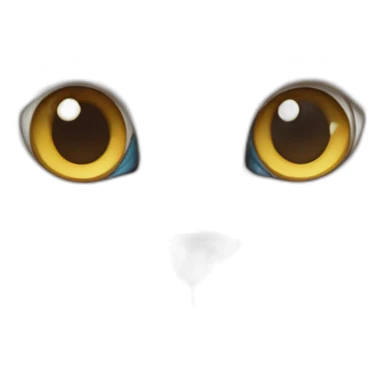 white turkish angora cat sticker