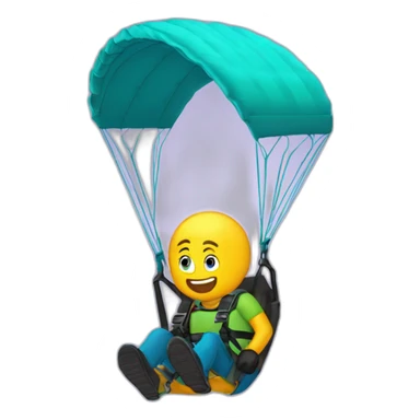 parapente freestyle en infinity tumbling sticker