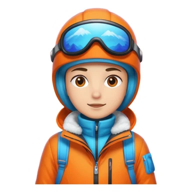 skies,colorful, Snow Gear,negative: character. sticker