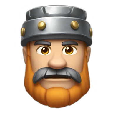 A clash Royale barbar  sticker