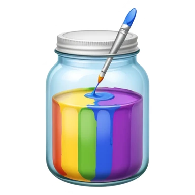 Paint Color Jar sticker