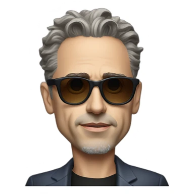 Jordan Peterson with cool sunglasses sticker