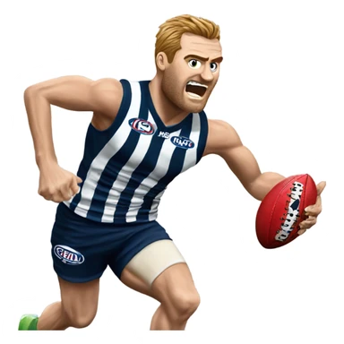 AFL footballer Geelong beating hawthorn sticker
