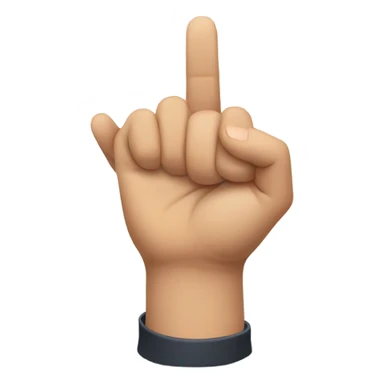 hand, finger pointing, fingers not showing sticker