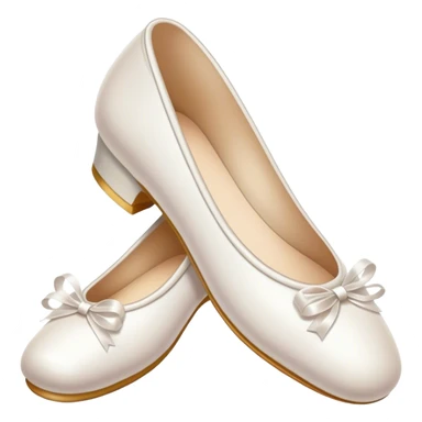 white ballerina shoe sticker