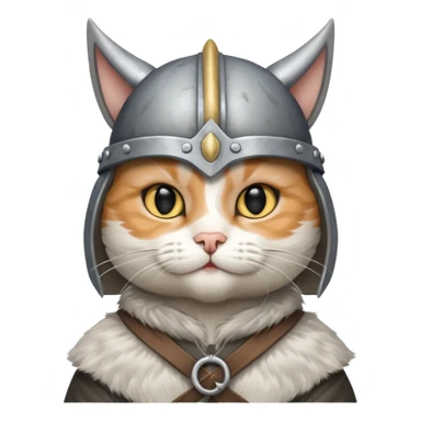 viking cat sticker